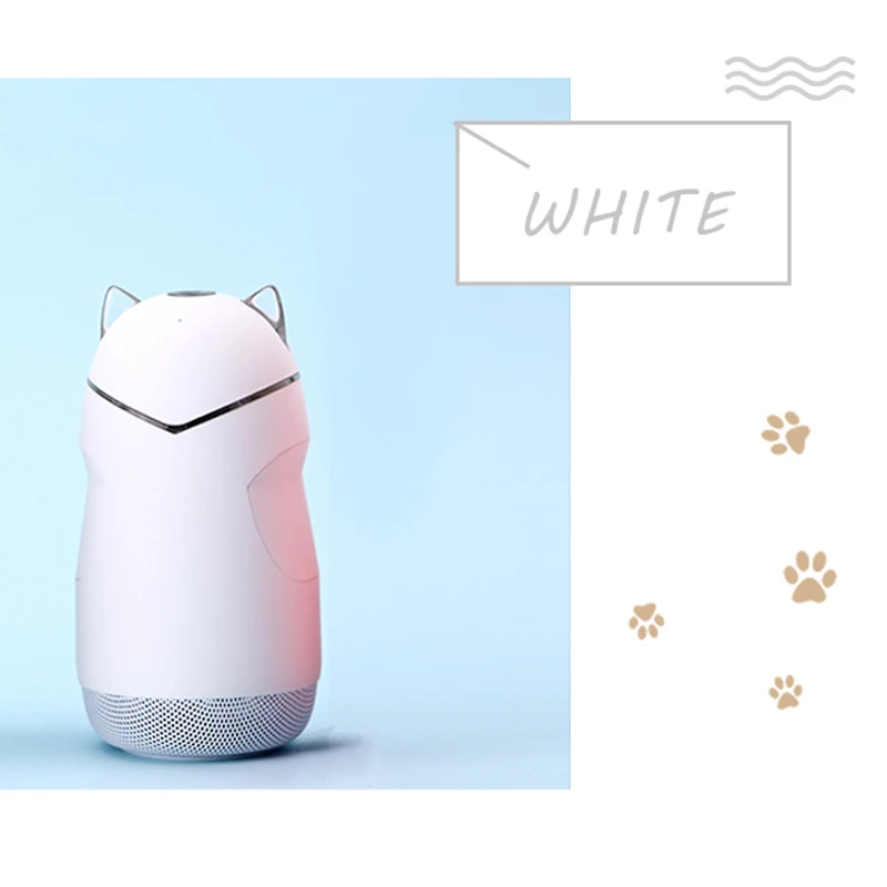 Мультфильм беспроводной bluetooth динамик кошка oem подарок аудио TWS громкой связи черный белый розовый для окна iPhone iOS Android
