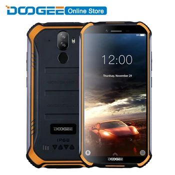 DOOGEE S40 4G сетевой Мобильный телефон 5,5 дюймов дисплей 4650 мАч MT6739 четырехъядерный 3 ГБ ОЗУ 32 Гб ПЗУ Android 9,0 IP68/IP69K