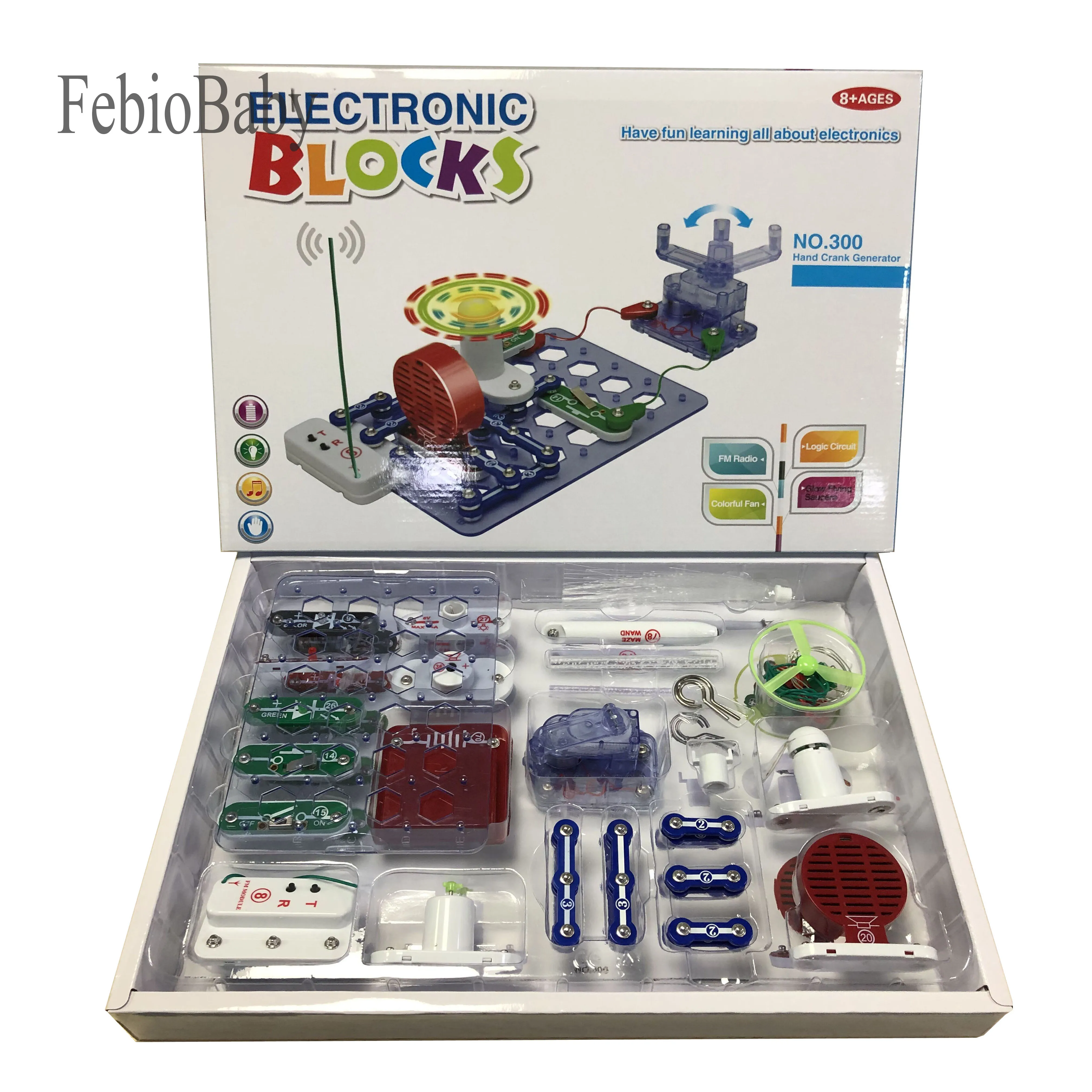 Online Bloques electrónicos de circuito de ciencia nuevo aprendizaje educativo juego de bloques de construcción integrados juguetes creativos de desarrollo de la Física