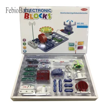 

Electronic Block Circuit Science New Educational Learning Integrated Building Blocks Kit Creative Toy Physics Development Toys