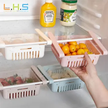 

​New refrigerator fresh storage rack retractable drawer type refrigerator storage box