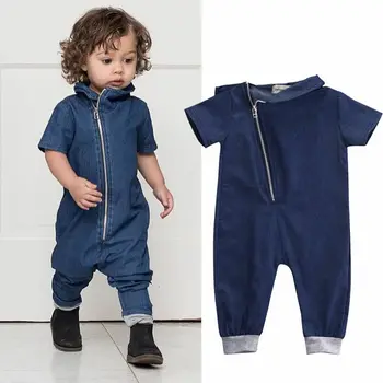 

Baby Rompers Spring Infant Jeans Denim Overalls Baby Girl Jumpsuits Toddler Cowboy Baby Boys Clothing Toddler Gils Clothes