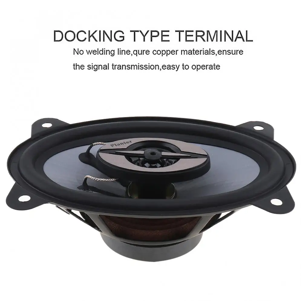 TS-A4673R 2pcs 4*6 Inch Car HiFi Coaxial Speaker Vehicle Door Auto Audio Music Stereo Full Range Frequency Speakers for Cars