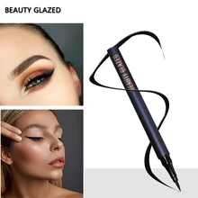 Красота глазурованная профессиональная быстро обезжиривающая жидкость подводка для глаз стиль черный долговечный подводка для глаз водонепроницаемый карандаш