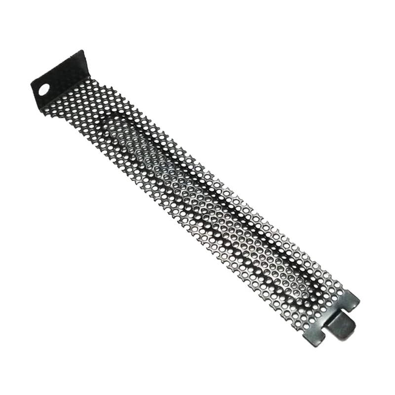 Mesh Latch Type 5 шт./лот черный Жесткий стальной PCI слот Чехлы кронштейн w/винты, полный профиль расширения Пылезащитный фильтр заглушка пластина для PCI - Цвет: Mesh Latch Type