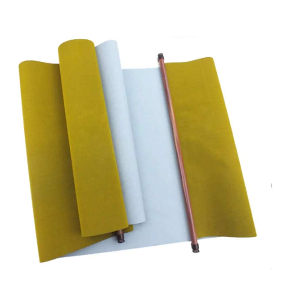 Chinese Magic Cloth Water Paper Calligraphy Fabric Book Water Writing Scroll Cloth Paper Writing Painting Scroll