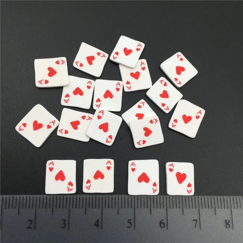 50 г 5-10 мм покерная карточка Fimo Полимерная глина посыпать для детей Diy, мягкая глина для рукоделия/Нейл-арт/украшение для альбома DIY - Цвет: Hearts 8-10mm B
