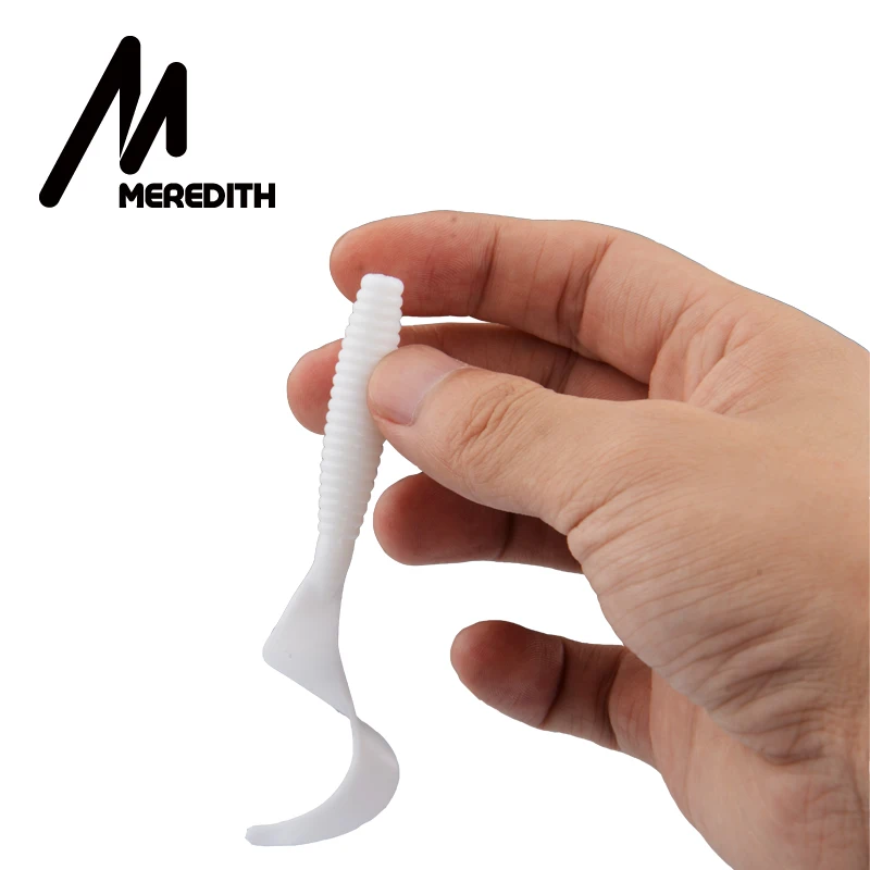 MEREDITH 10 шт. 90 мм мягкие приманки рыболовные приманки мягкие приманки-воблеры для рыбалки джиг голова силиконовые искусственные черви наживка isca Pesca