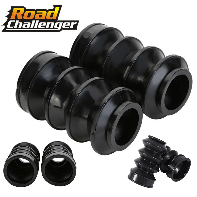Moto Ghette Gators Stivali 2 Pezzi Forcella In Gomma Parapolvere Per Harley Per Sportster Per Dyna Fx Xl 883 Accessori