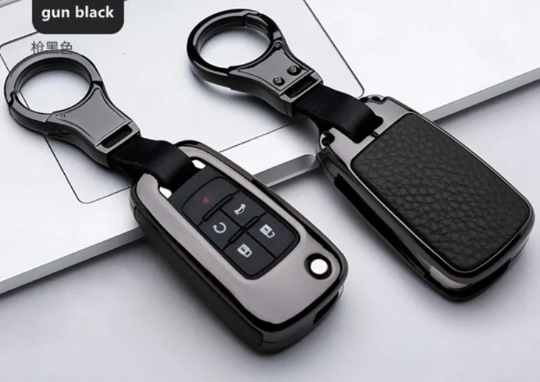B key gun black Высокое качество автомобильный Футляр для ключей Porket для Chevrolet Cruze Aveo Trax Защитные чехлы для сидений, сшитые специально для Opel Astra Corsa Meriva Zafira Antara Mokka Insignia - Название цвета: B key gun black