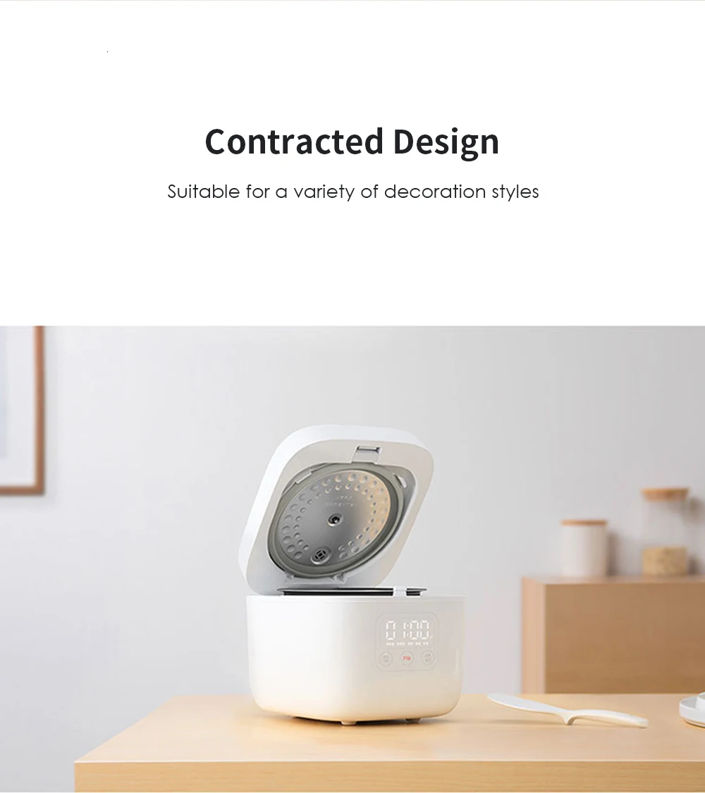 Горячая продажа Xiaomi Mijia 1.6l электрическая рисоварка Кухня Мини-плита маленькая рисовая варочная машина интеллектуальное назначение