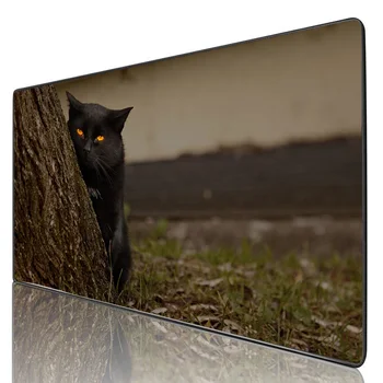 

XGZ Cat peeking Gaming Mouse Pad Computer Notebook Keyboard Mat Coaster Waterproof Rubber Anti-skid Large Size Mousepad 2xl