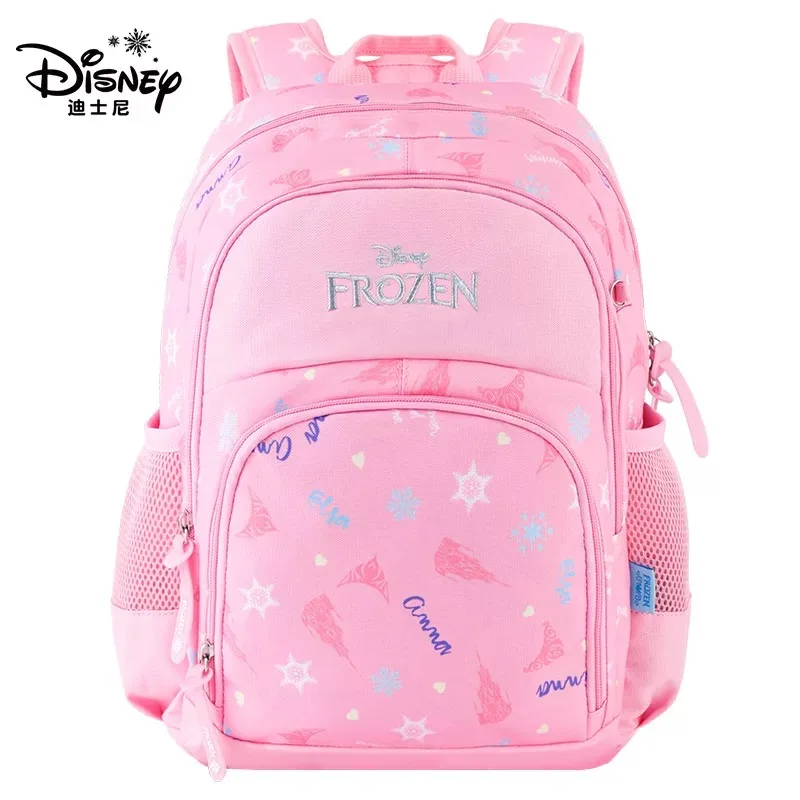 

2019 new Disney frozen backpack Elsa Anna Snow Queen cartoon bag can hold water bottle primary school Bag girls birthday gift
