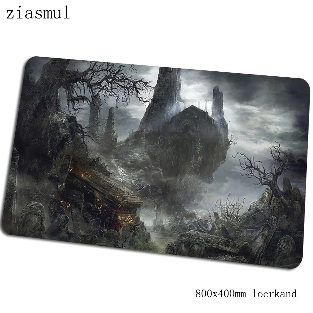 Dark souls 3 коврики 800x400x3 мм Kawaii игровой коврик для мыши и клавиатура Коврик для мыши натуральный резиновый блокнот аксессуары для геймеров коврик для мыши - Цвет: Size 800x400x3mm