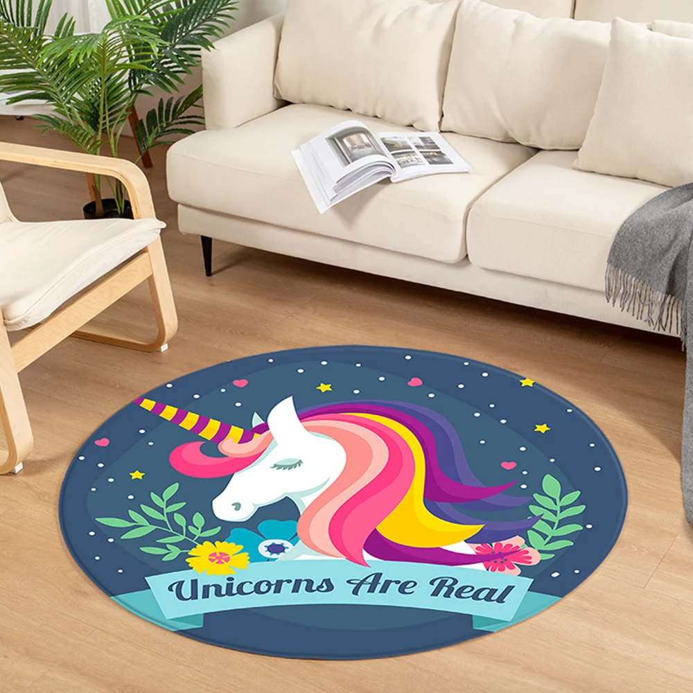 YL-6 Украшение для дома, гостиной, круглый ковер, прикроватный столик для спальни, компьютерное кресло, нескользящий напольный коврик татами, ковер для детской комнаты - Цвет: YL-6