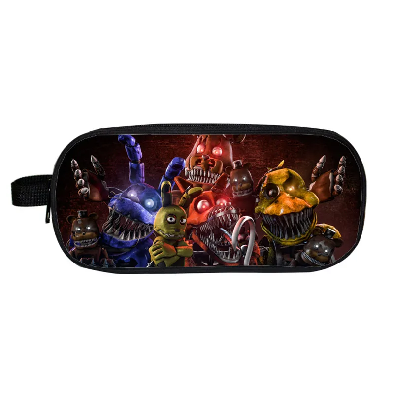 Five Nights at Freddy косметички Fnaf канцелярский Органайзер Сумка Для Хранения Чехол Five Nights at Freddys пенал