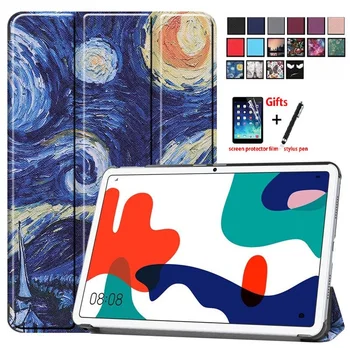 

Flip Stand for Huawei Honor V6 10.4 2020 Smart Magnetic Trifold Cover Stand for Honor Pad V6 KRJ-W09 KRJ-AN00 with stylus+film