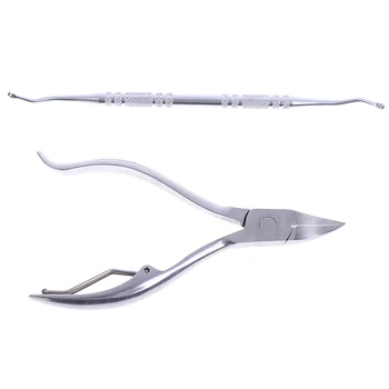 

2PCS/Set Ingrown Toenails Pedicure Foot Care Tool Nail Correction Clipper Cutters For Orthotic Acronyx Dead Skin Remover