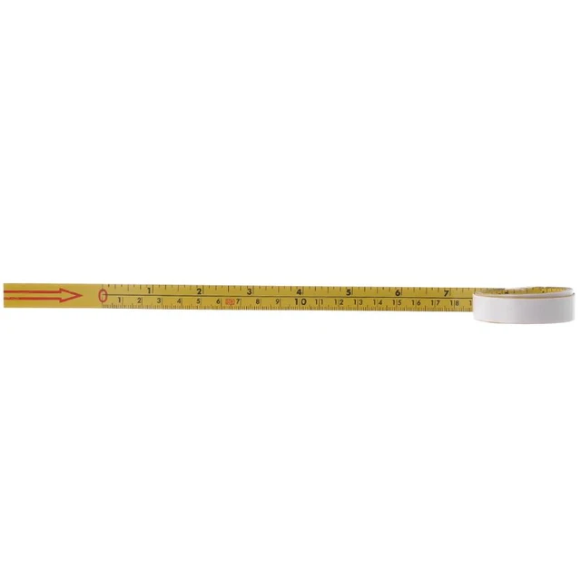 Self-Adhesive Tape Measure Inch Metric Double Scale Miter Saw Track Tape  Measure - AliExpress