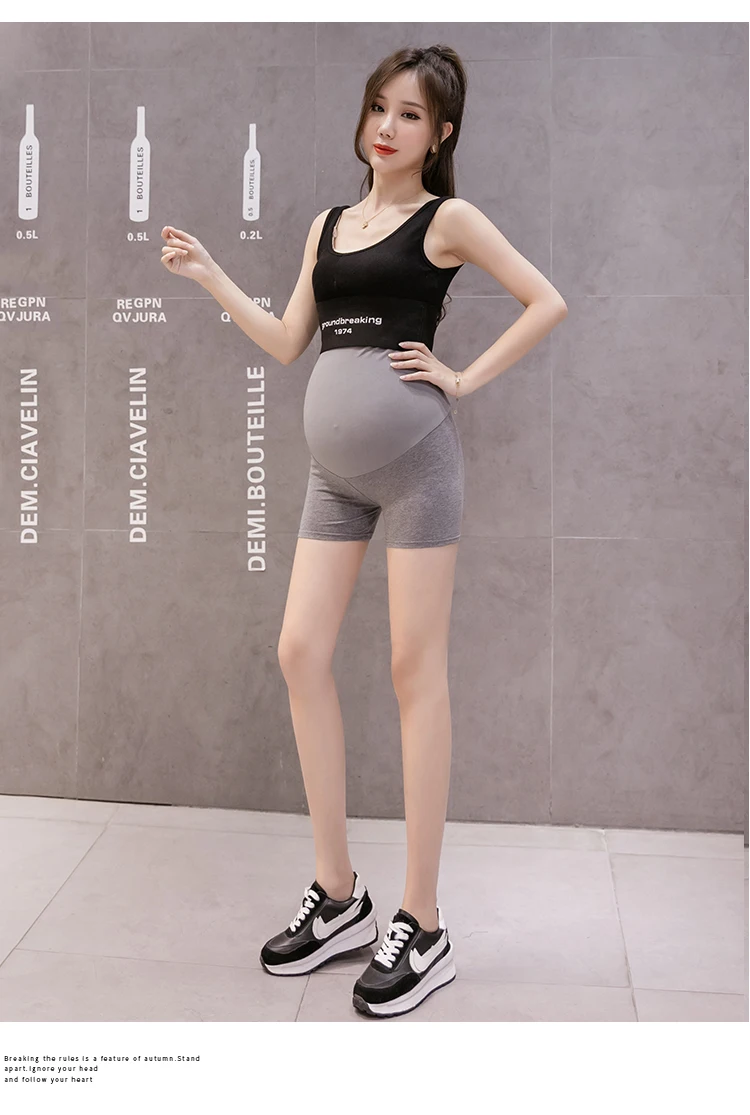 Summer Thin Cotton Maternity Legging Yoga Sports Casual Skinny