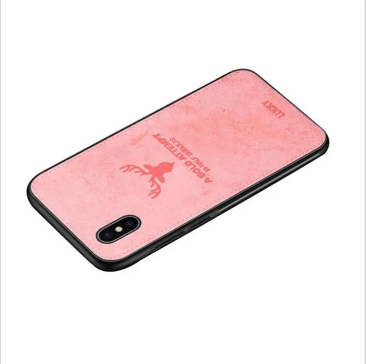Deer style Pink Горячая ткань текстура Олень 3D Мягкий ТПУ магнитный автомобильный чехол для Honor 9 Lite Встроенная Магнитная пластинка чехол на Huawei Honor 9 чехол - Цвет: Deer style Pink