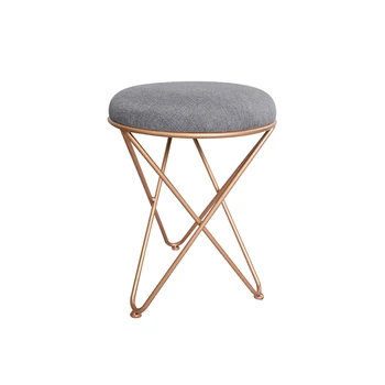 

Modern Simple Bedroom Princess Girl's Heart Dresser Stool Nordic Net Red Ins Makeup Chair European Style Manicure Chair