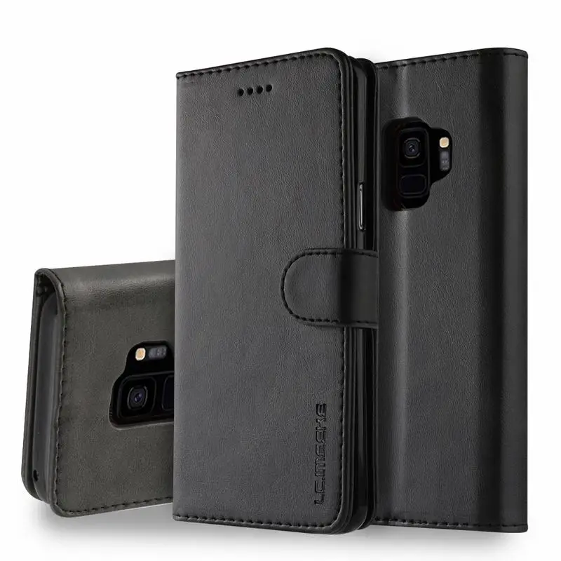 For samsung galaxy S9 S9Plus Luxury PU Wallet Leather phone cover For samsung galaxy S9 Plus TPU All inclusive phone case phone case leather phone case leather wallet case leather case