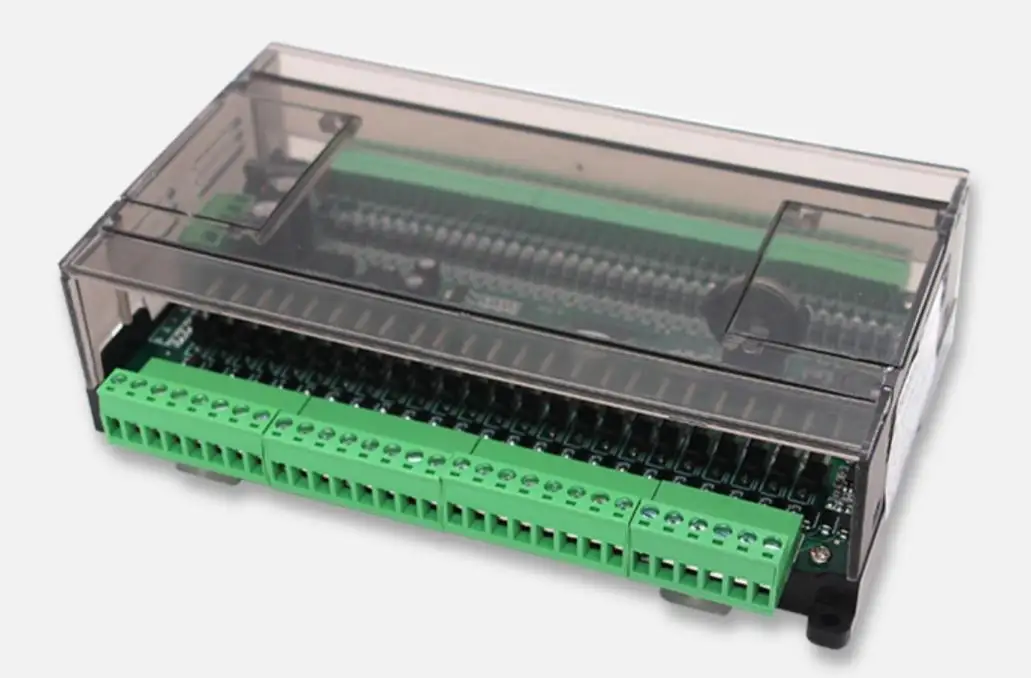 Плата модуля контроллера транзистора FX1N FX2N 60MT 32bit RS232 RS485 24VDC для Mitsubishi PLC 4AD 2DA RTC