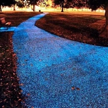 Светящийся аквариум с песком, флуоресцентные частицы, украшение сада, дорожка, свадьба, вечеринка, маленький гравий, свечение, Прямая поставка