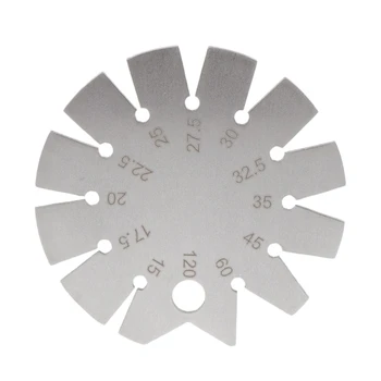 

Stainless Steel Bevel Gauge Angle Protractor Range 15-120 degree Gage Tools