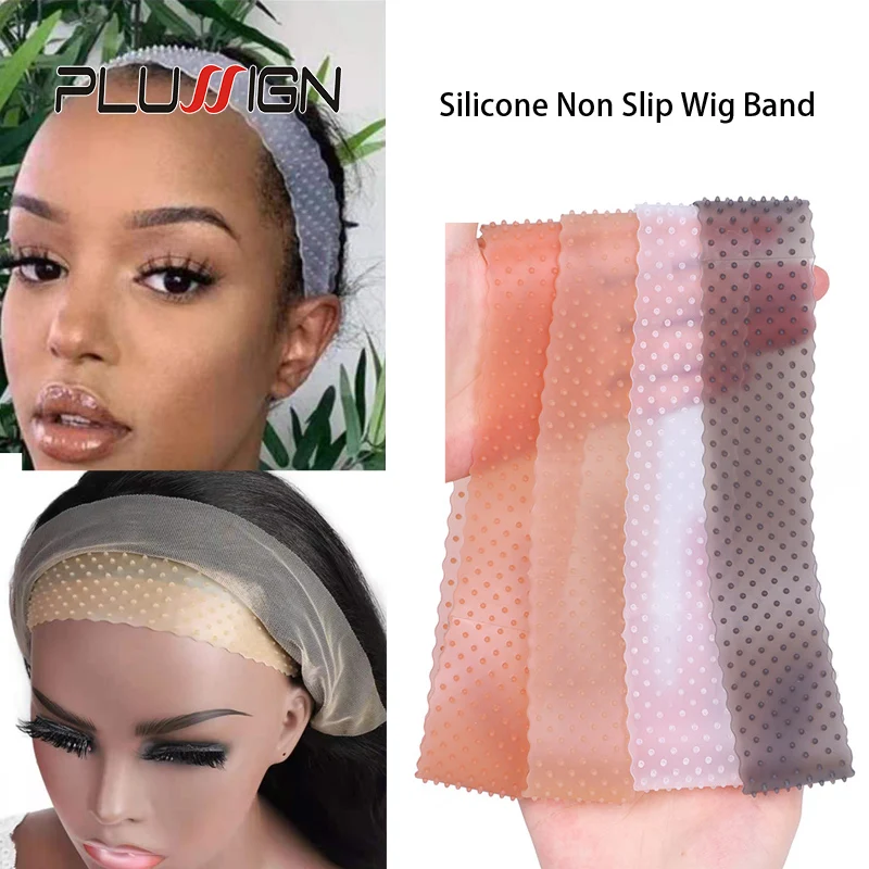 Non Slip Silicone Wig Grip Headband Transparent Black Brown Wig Band to  Hold Wig Anti-Slip Wig Accessories For Daily Use