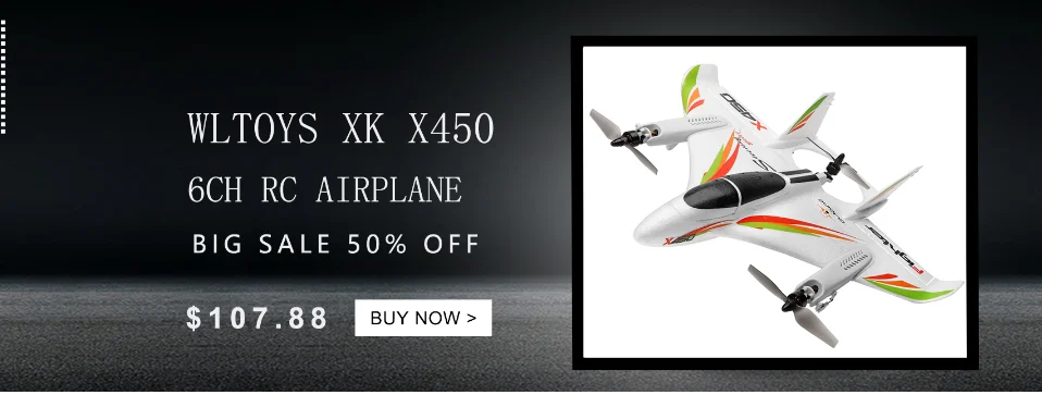 XK A100 2,4G 340 мм 3CH RC самолет с фиксированным крылом самолет уличные игрушки для детей