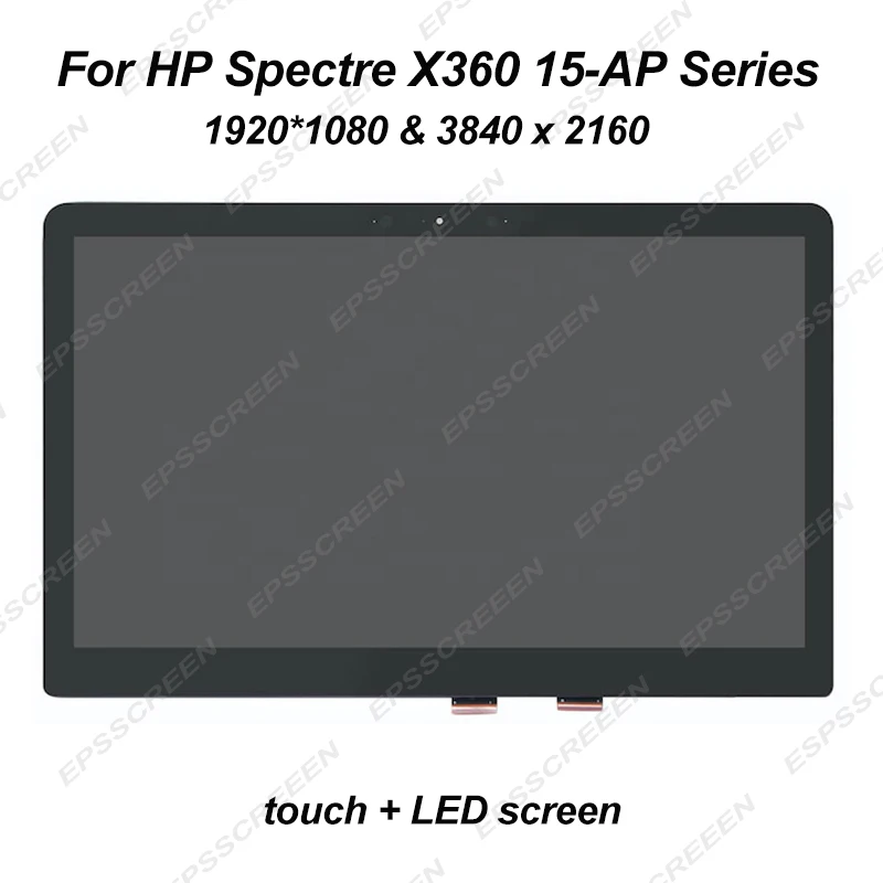 Для hp Spectre X360 15-AP серия 15T-AP000 15-AP012DX 15-AP063NR 15," UHD FHD ЖК-панель с сенсорным экраном дигитайзер дисплей