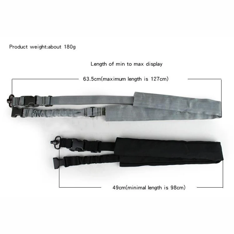 AR 15 accessories military Tactical single point sling airsoft gun accessories one point sling for hunting (24)