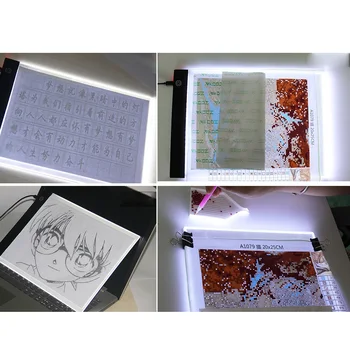 

Drawing Board Diamond Painting Embroidery LED Diamond Painting Light Pad Table Tracing Painting Accessories Tool Kits