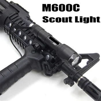 

Softair M600C Tactical Flashlight LED Scout Light Lanterna Airsoft Arma Military Gun Lamp Weapon Rifle Hunting Light