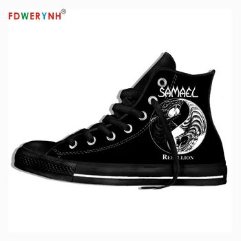 

Men's Casual Shoes Samael Band's Canvas Casual Shoes Most Influential Metal Bands Of All Time Customize Pattern Color Shoes