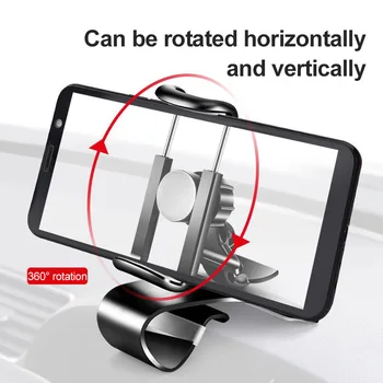 

1pc Car Phone Holder Adjustable 360 Degrees Rotation Universal Cell Phone GPS Stand Mount Phone Holder Stand For IPhone Xiaomi