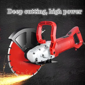 Price 220V 6500W Electric Wall Chaser Groove Cutting Machine Wall Slotting Machine Steel Concrete Cutting Machine