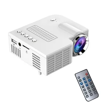 

US Plug LED Projector Home Cinema Theater Portable UC28 PRO HDMI Mini VGA/USB/SD/AV/HDMI Digital LED LCD Projector