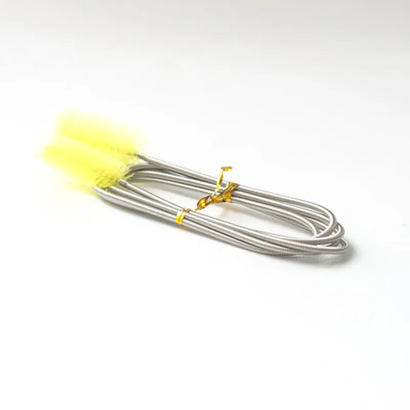 Water pipe cleaning brush double head inlet and outlet pipe cleaning spring brush stainless steel 155CM