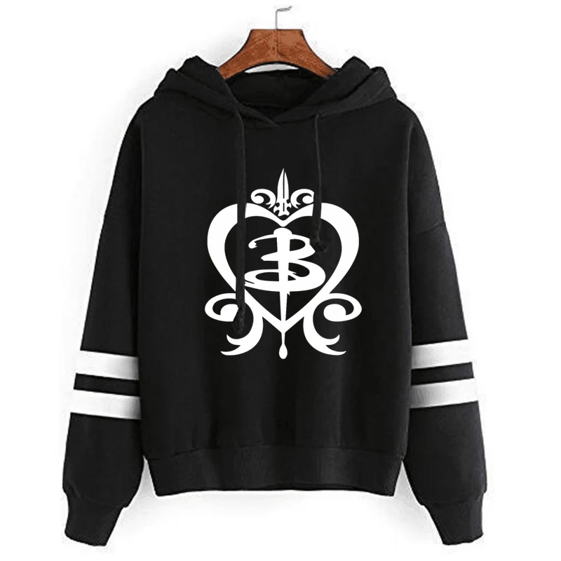 

2020 Hoodies Sweatshirts The Vampire Slayer Loose Ovesized Harajuku Hoodies Hip Hop Women Men Sweatshirts Moletom Dropshipping