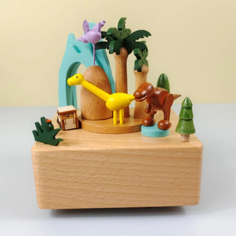 Christmas Music Box With Moving Train 2022