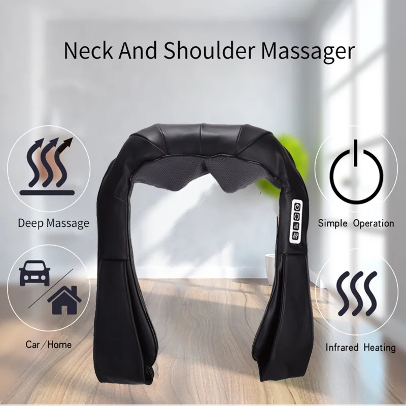 HUIFAN Electric Neck Massager Belt Shiatsu Back Massager Neck Pain Relief Devices for Body, Lower Back