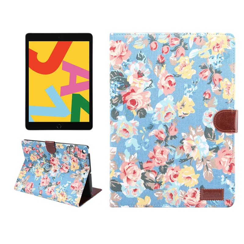 Умный чехол с цветами для iPad 10,2, чехол для Apple iPad 7 поколения A2200 A2198 A2232
