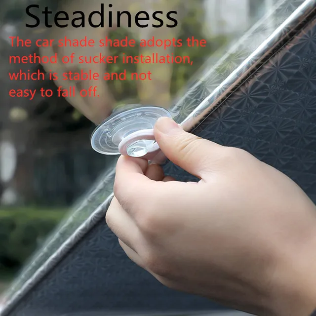 Autó Szélvédő Napsütéses Árnyék - Blokkolja Az Uv -Sugarak Napfényvédőjét, Napfényt, Hogy A Jármű Hűvös És Sérüljön, Könnyen Használható - Image 2