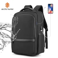 ARCTIC HUNTER Fashion Waterproof Men Laptop Backpack USB Charge School Backpack Large Capacity Mochila Casual Male Travel Bag 1