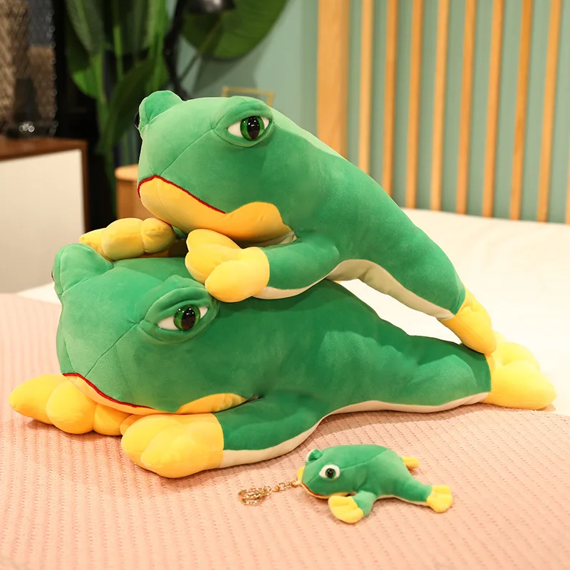 Creative Plush Keychain Kawaii Ugly Frogs Plush Soft Stuffed Toys
