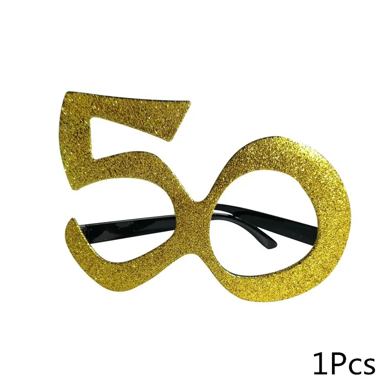 1Pcs Chicinlife 1 Набор счастливый 30й 40й 50й 60й день рождения фото плакат юбилей Взрослый день рождения фото стенд настенный Декор - Цвет: 1Pcs