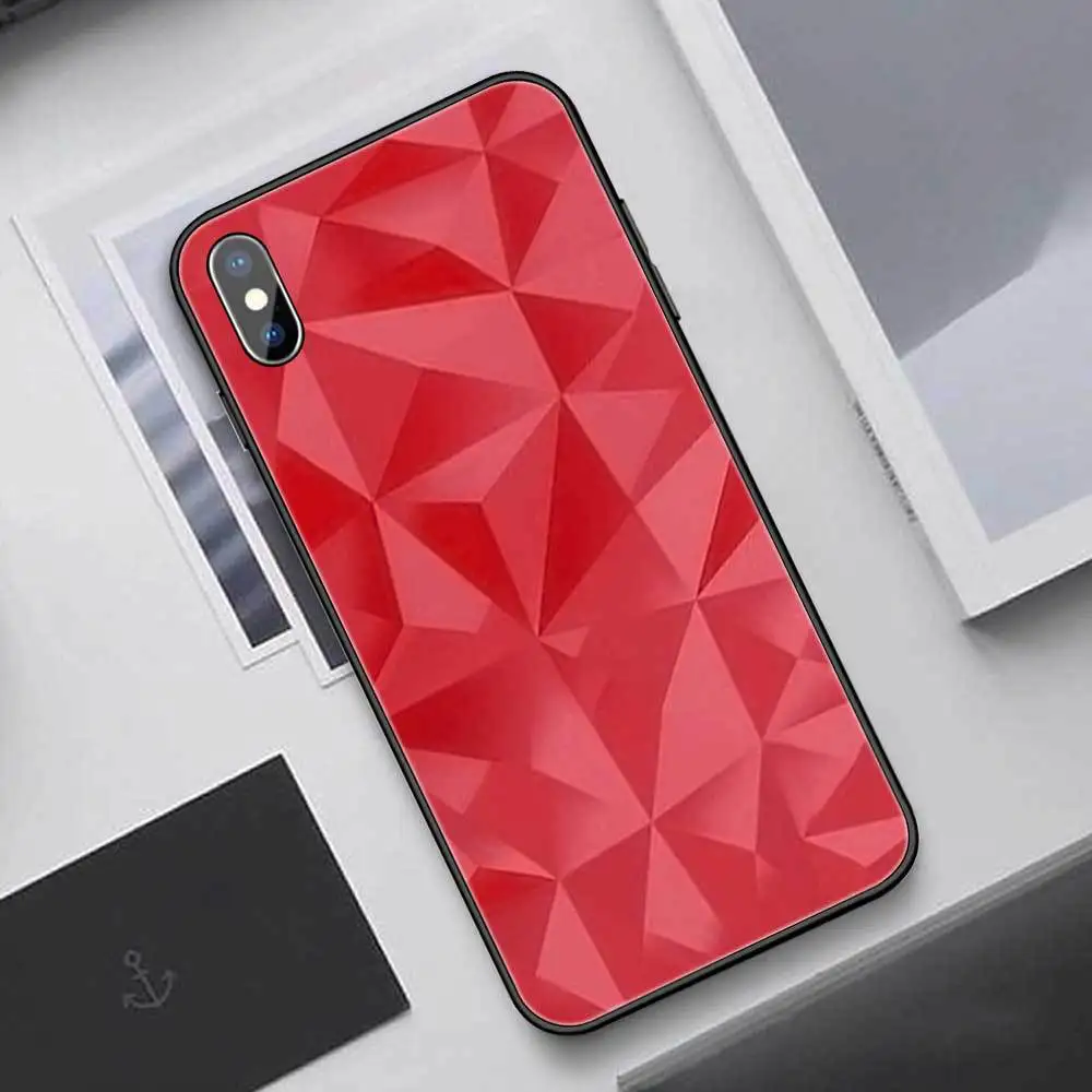 Для iPhone X XS MAX XR 8 8 Plus 7 7 Plus 6 6S 6S Plus Алмазный закаленное стекло бизнес Бампер Защитный ковер